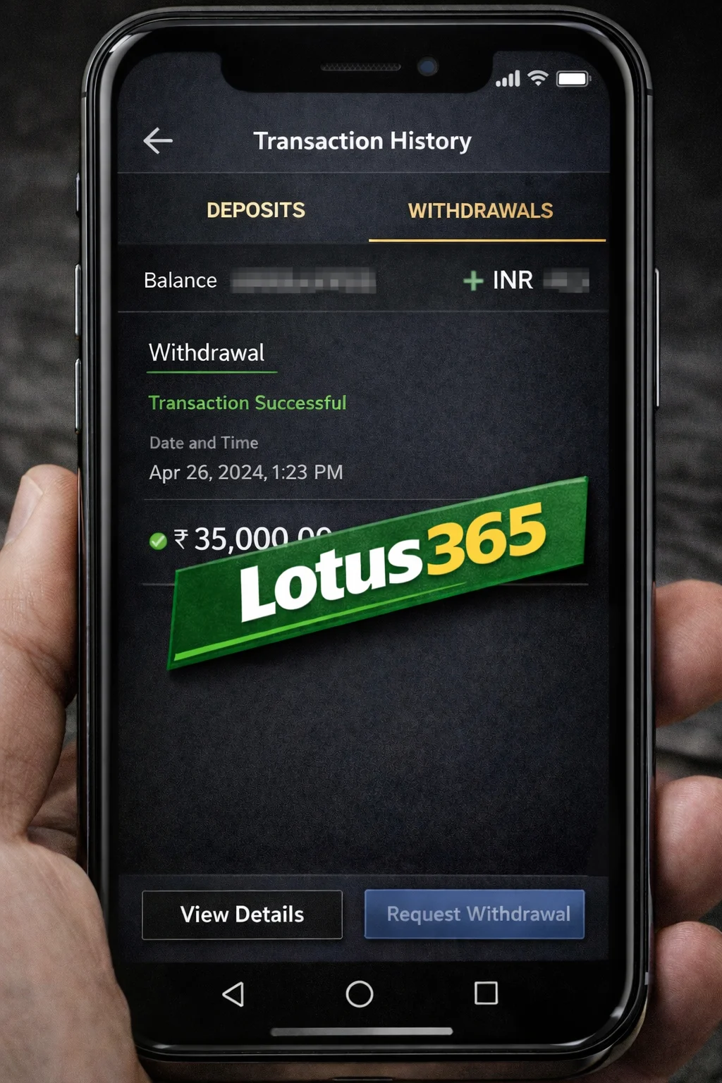 Lotus365 Withdrawal Proof 4
